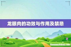 龙眼肉的功效与作用及禁忌