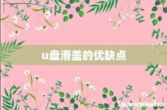 u盘滑盖的优缺点