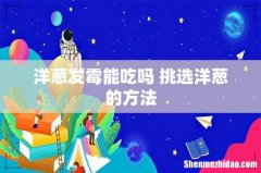 洋葱发霉能吃吗 挑选洋葱的方法