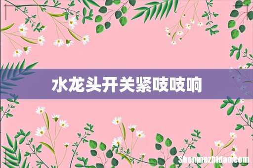 水龙头开关紧吱吱响