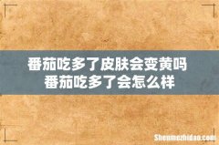番茄吃多了皮肤会变黄吗 番茄吃多了会怎么样