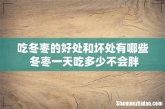 吃冬枣的好处和坏处有哪些 冬枣一天吃多少不会胖