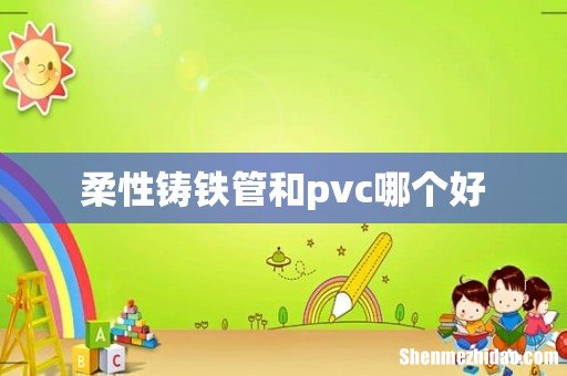 柔性铸铁管和pvc哪个好