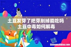 土豆发芽了把芽削掉能吃吗 土豆中毒如何解毒