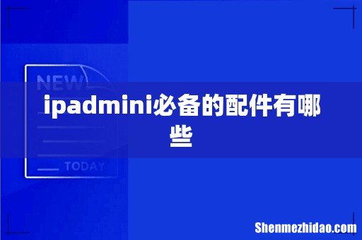 ipadmini必备的配件有哪些