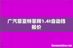 广汽菲亚特菲翔1.4t自动挡报价