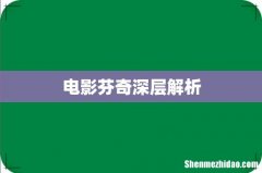 电影芬奇深层解析