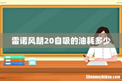 雷诺风朗20自吸的油耗多少
