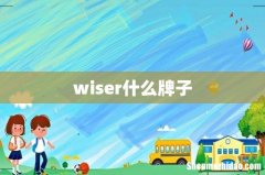wiser什么牌子