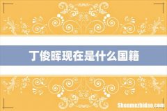 丁俊晖现在是什么国籍