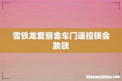 雪铁龙爱丽舍车门遥控锁会跳锁