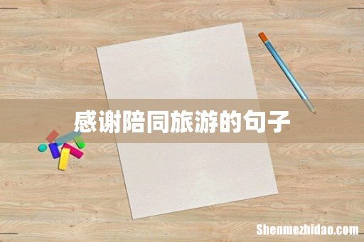 感谢陪同旅游的句子