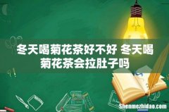 冬天喝菊花茶好不好 冬天喝菊花茶会拉肚子吗