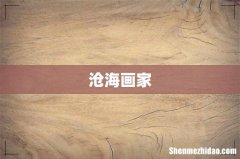 沧海画家
