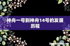 神舟一号到神舟14号的发展历程
