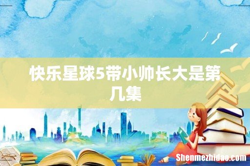快乐星球5带小帅长大是第几集