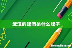 武汉的啤酒是什么牌子