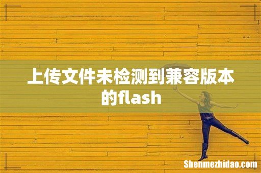 上传文件未检测到兼容版本的flash