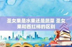 圣女果是水果还是蔬菜 圣女果和西红柿的区别