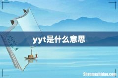 yyt是什么意思