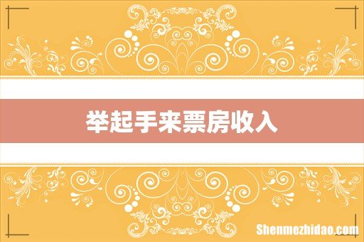 举起手来票房收入