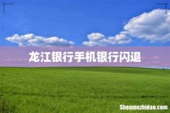 龙江银行手机银行闪退