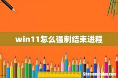 win11怎么强制结束进程