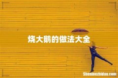 烧大鹅的做法大全