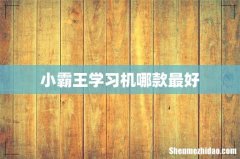小霸王学习机哪款最好