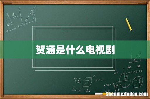 贺涵是什么电视剧