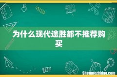 为什么现代途胜都不推荐购买