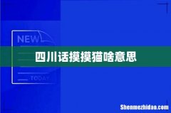 四川话摸摸猫啥意思