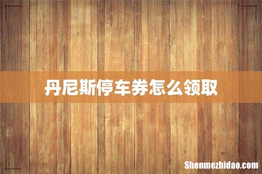 丹尼斯停车券怎么领取