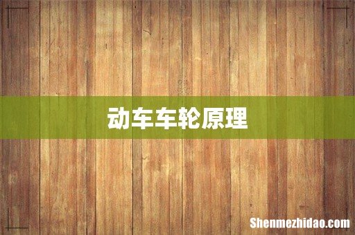 动车车轮原理