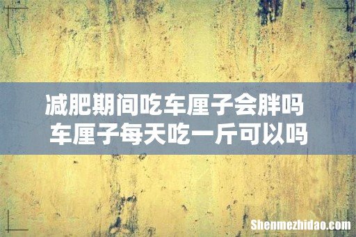 减肥期间吃车厘子会胖吗 车厘子每天吃一斤可以吗