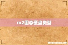 m2固态硬盘类型