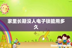 家里长期没人电子锁能用多久