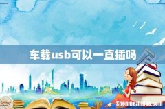 车载usb可以一直插吗