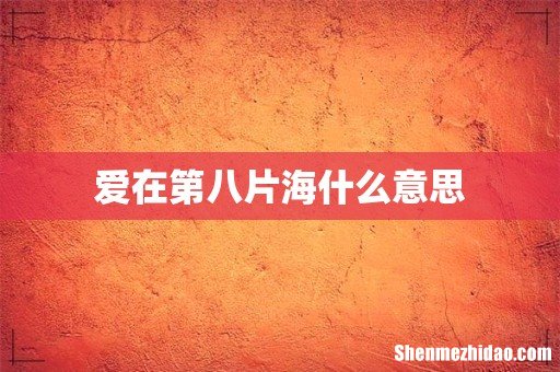 爱在第八片海什么意思