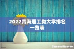 2022青海理工类大学排名一览表
