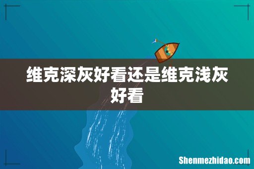 维克深灰好看还是维克浅灰好看