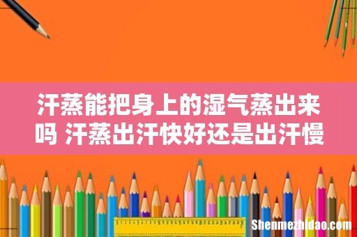 汗蒸能把身上的湿气蒸出来吗 汗蒸出汗快好还是出汗慢好