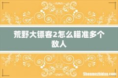 荒野大镖客2怎么瞄准多个敌人
