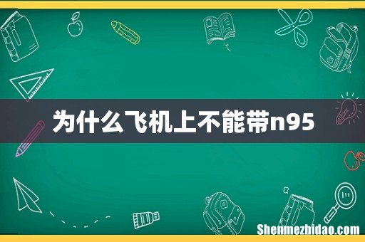 为什么飞机上不能带n95