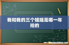 我和我的三个姐姐是哪一年拍的