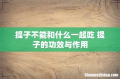 提子不能和什么一起吃 提子的功效与作用