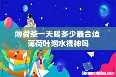 薄荷茶一天喝多少最合适 薄荷叶泡水提神吗