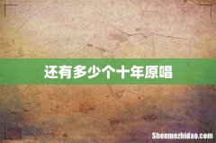 还有多少个十年原唱