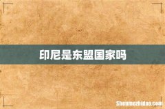 印尼是东盟国家吗