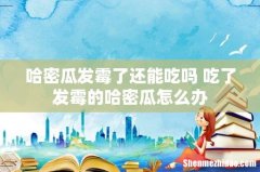 哈密瓜发霉了还能吃吗 吃了发霉的哈密瓜怎么办